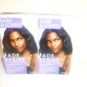 2x Dark & Lovely FADE RESIST Hair Color Black Hair Color Woman's Hair Dye